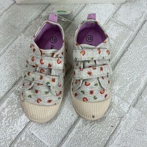 Cat & Jack Gray Sneakers with Rainbow Accents